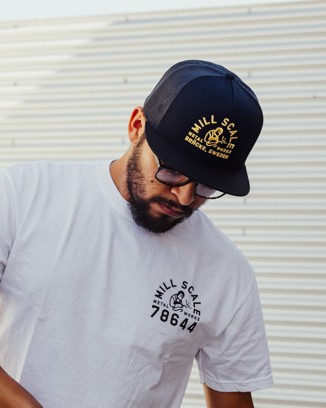 Black Sweden Trucker Hat