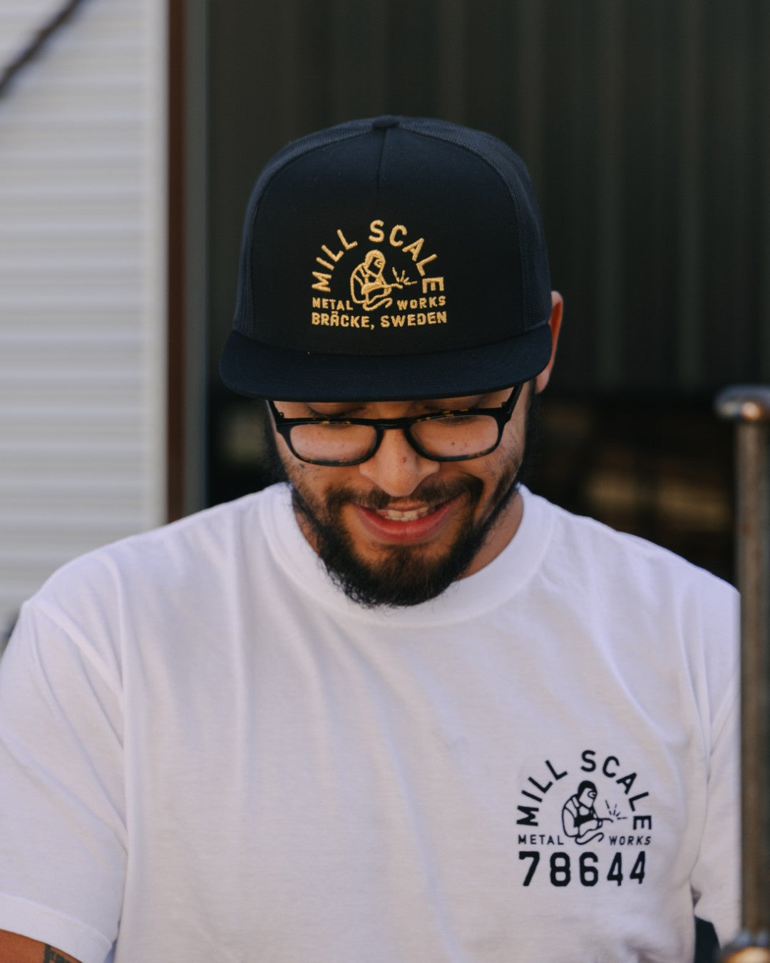 Black Sweden Trucker Hat