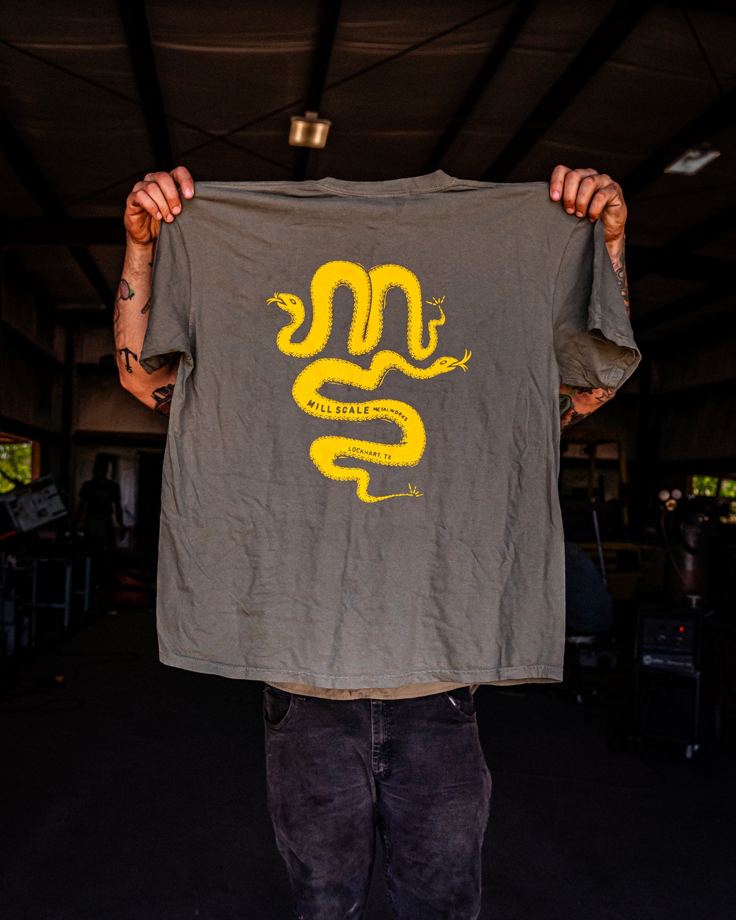 Sage Green Snake T-Shirt