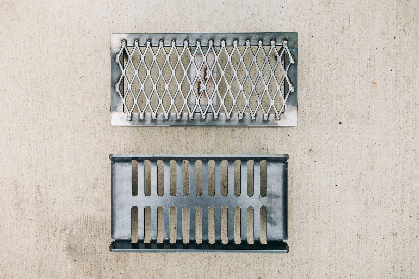 Standard Coal Grate (top), Heavy Duty Coal Pan (bottom)