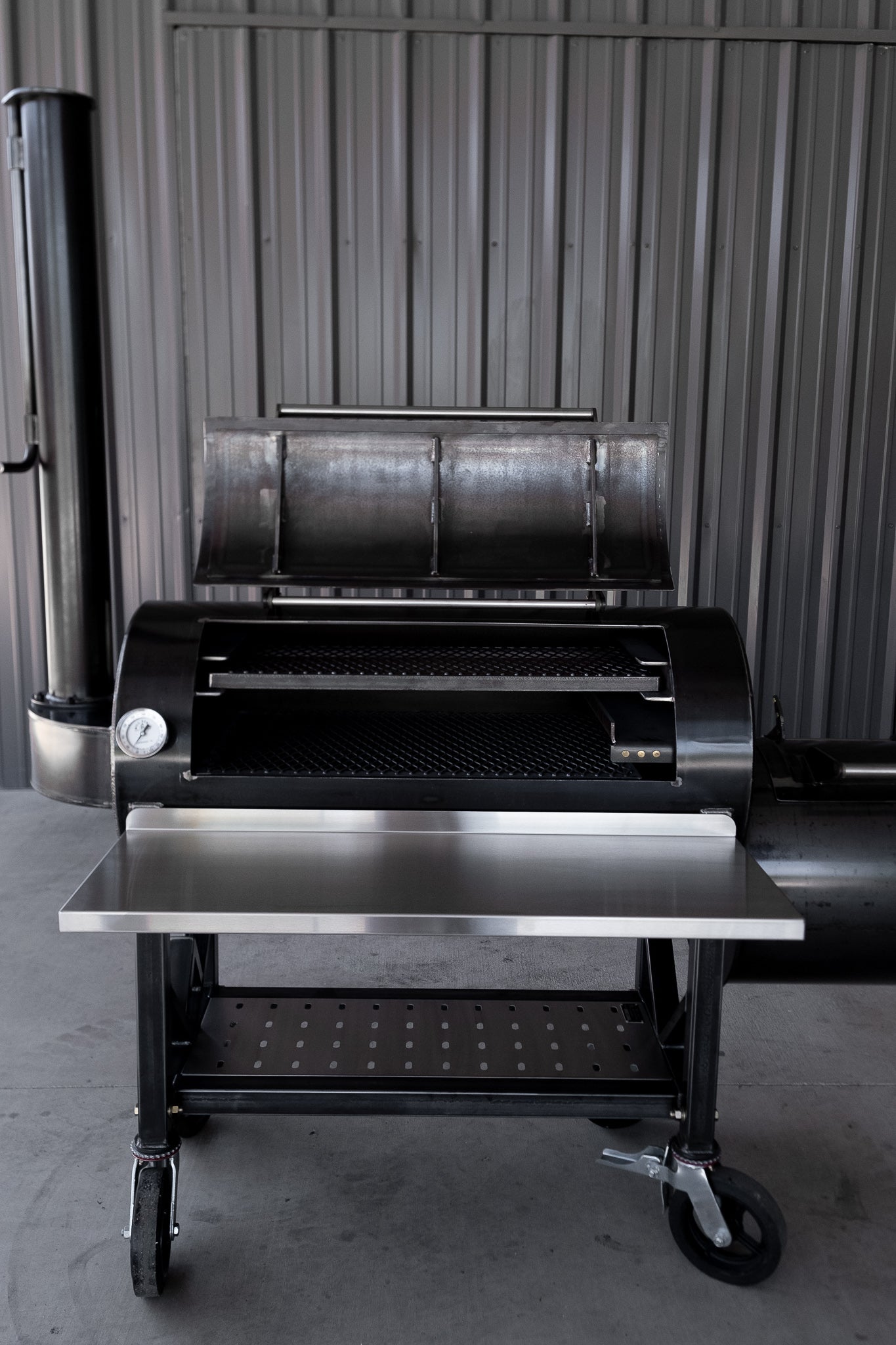 54 Stainless Steel Fold-Down Prep Table