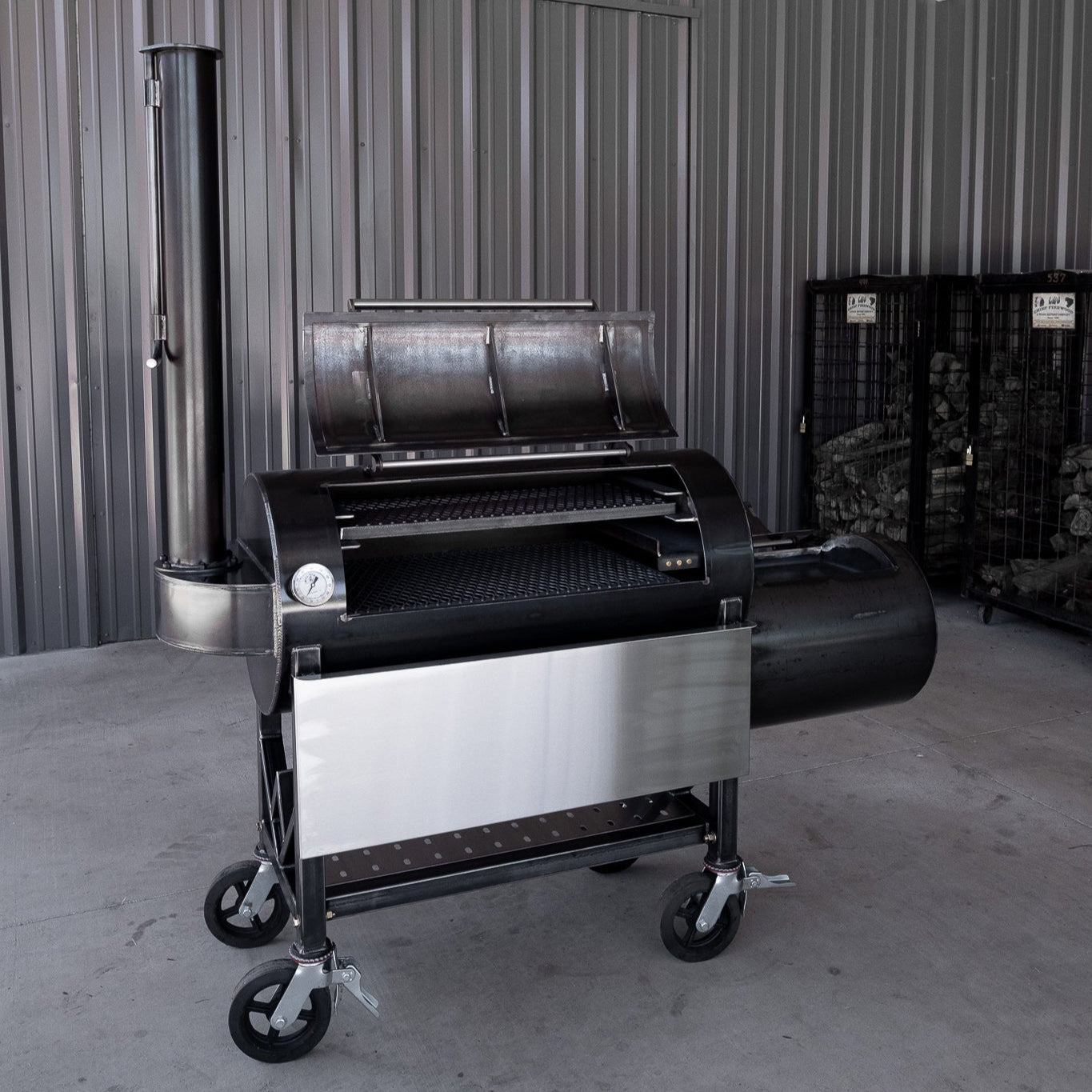 54 Stainless Steel Fold-Down Prep Table