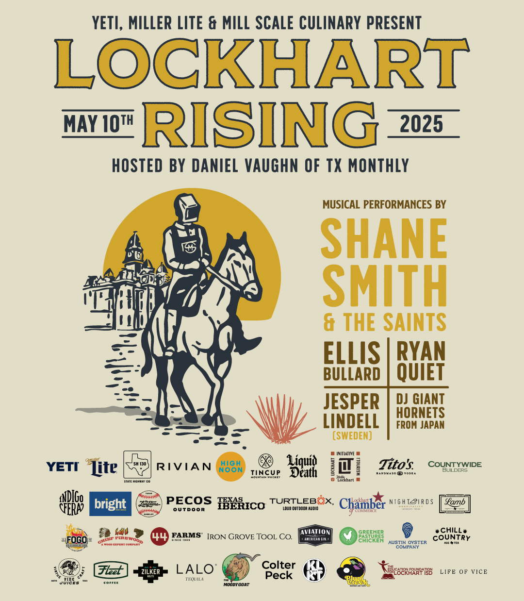 LOCKHART RISING 2025 || Presented by Mill Scale Culinary | YETI | Miller Lite | 05/10/25