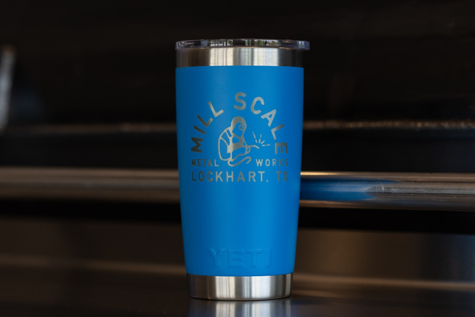 YETI 20oz TUMBLER BIG WAVE BLUE – Mill Scale Metalworks