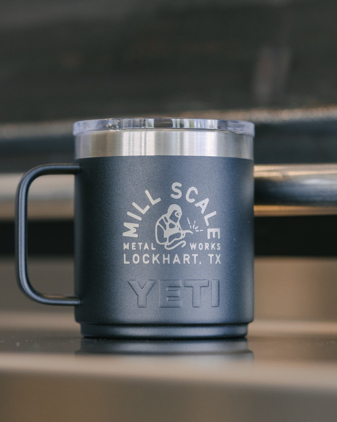 YETI 10oz TRAVEL MUG BLACK – Mill Scale Metalworks