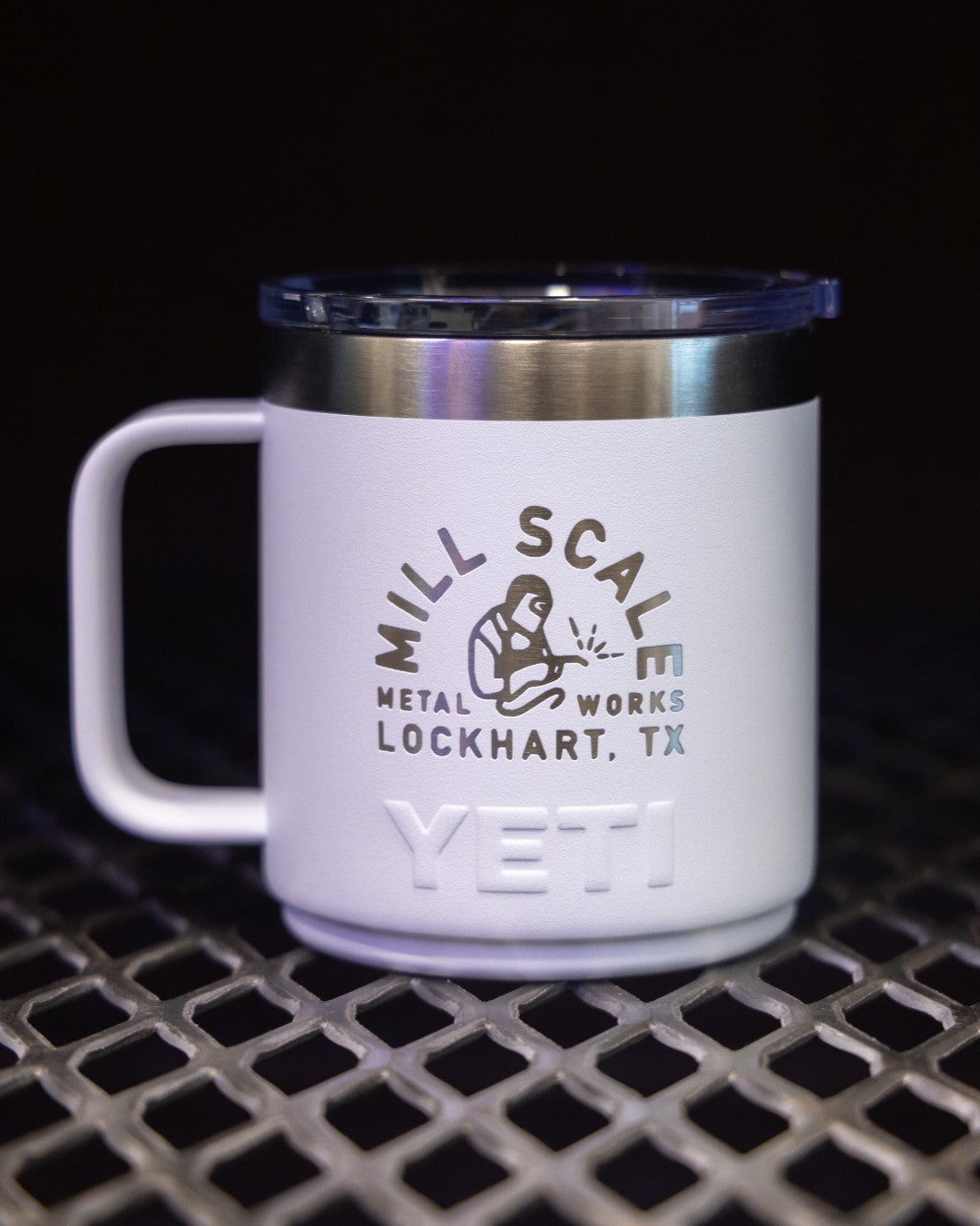 YETI 10oz TRAVEL MUG WHITE – Mill Scale Metalworks