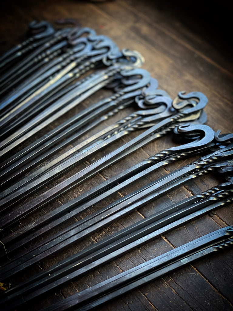 Hand-forged Skewers | Mill Scale Metal Works