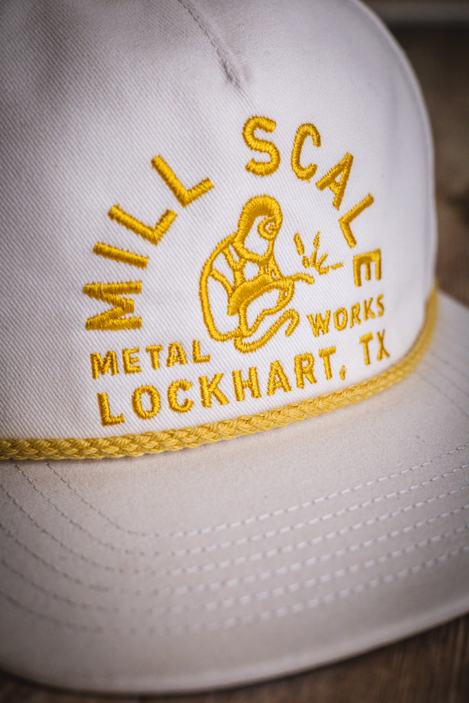 Special Edition TX FLY CO White Hat | Mill Scale Metal Works