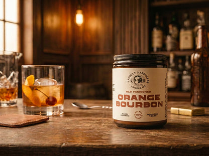 Old Fashioned Orange Bourbon Soy Candle - 8oz | Fall Scent