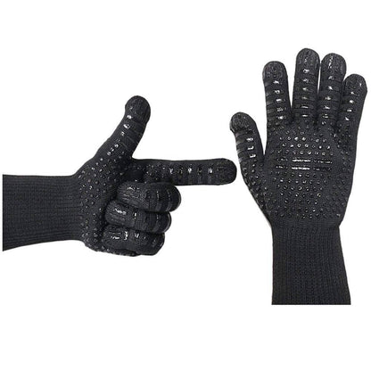 BBQ Grill Gloves Cut & 932°F Heat Resistant Gloves