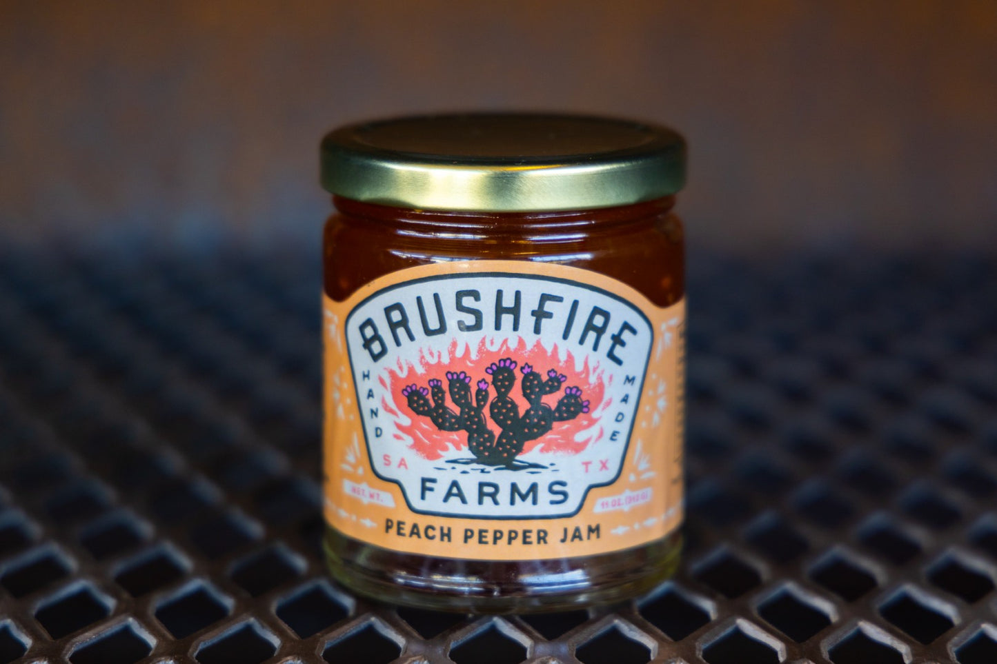 Brushfire Peach Pepper Jam