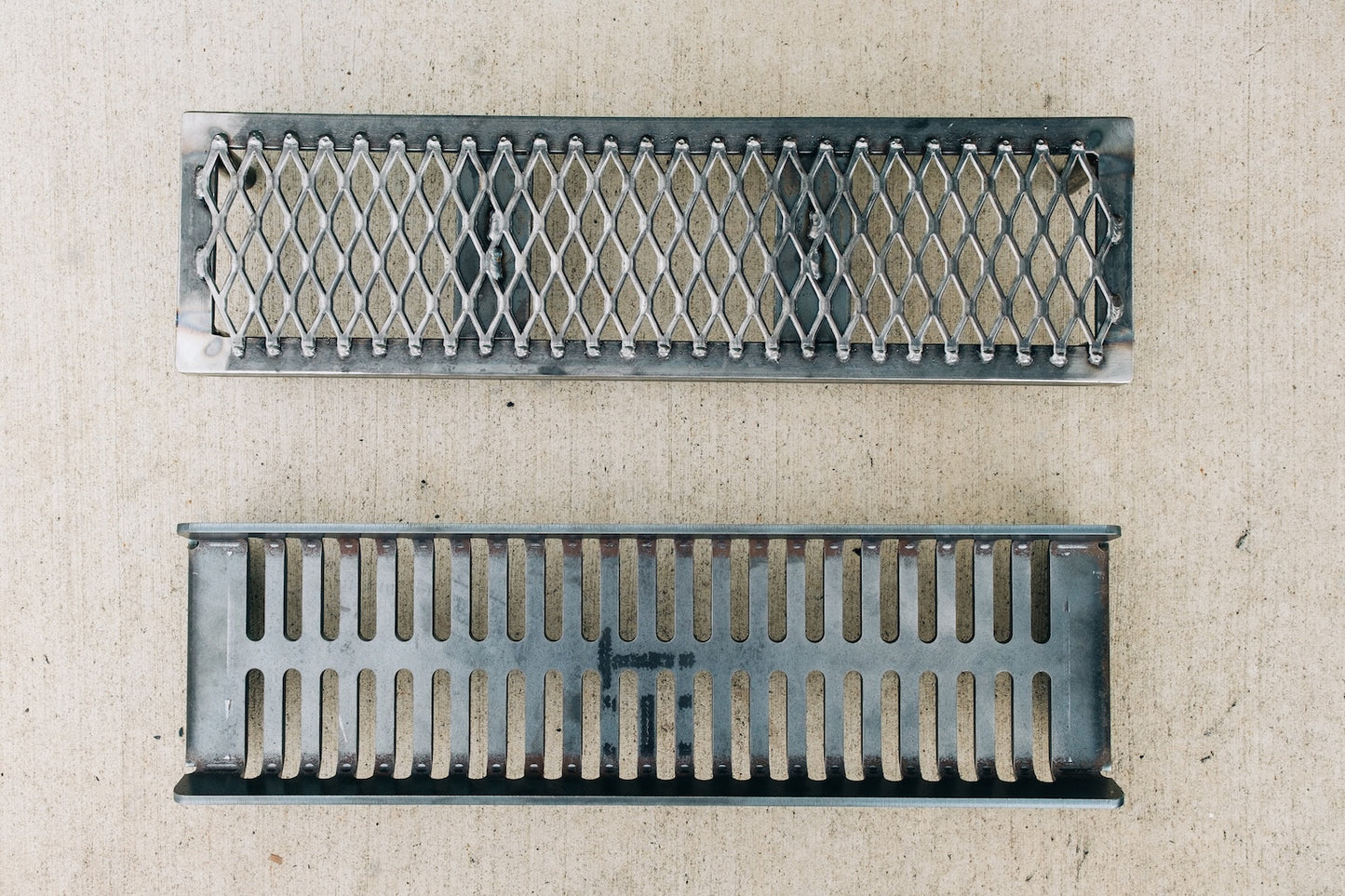 Standard Coal Grate (top), Heavy Duty Coal Pan (bottom)