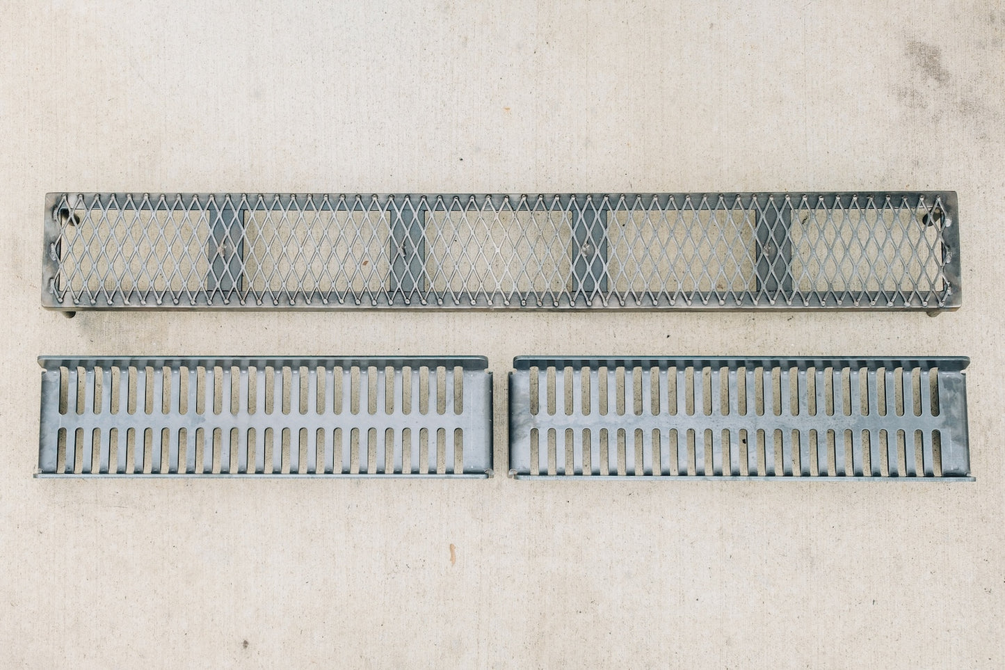 Standard Coal Grate (top), Heavy Duty Coal Pan (bottom)