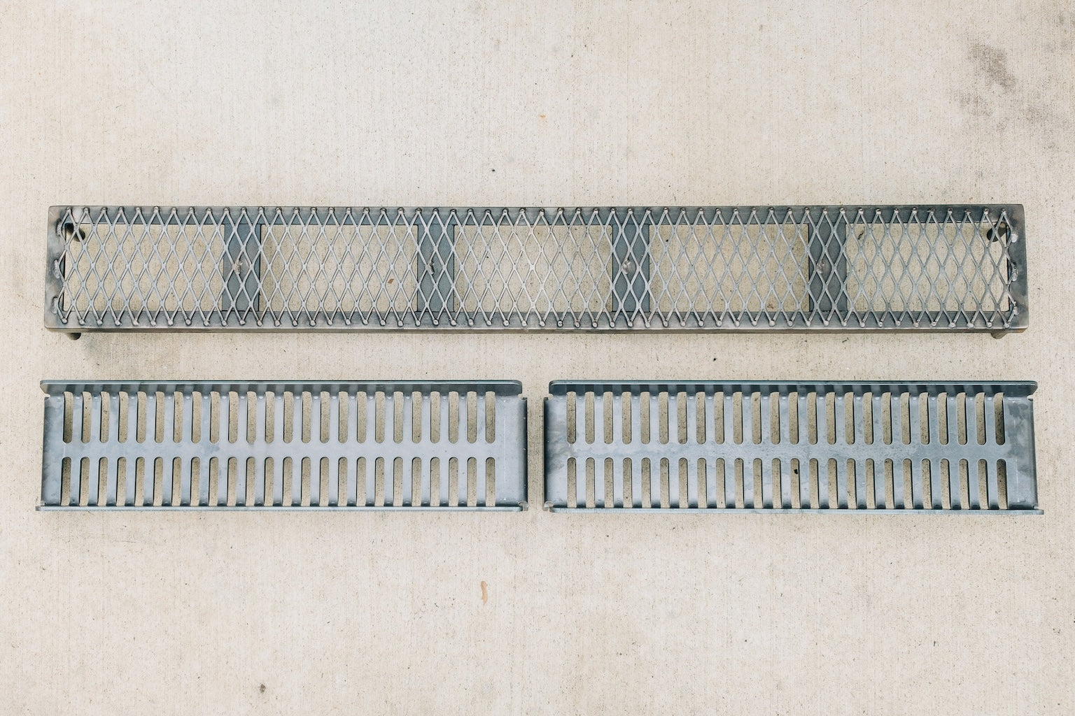 Standard Coal Grate (top), Heavy Duty Coal Pan (bottom)