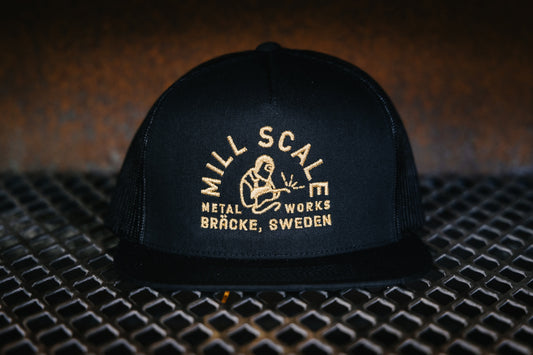 Black Sweden Trucker Hat