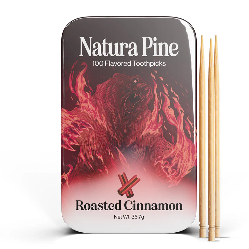 Roasted Cinnamon Natura Pine Toothpicks