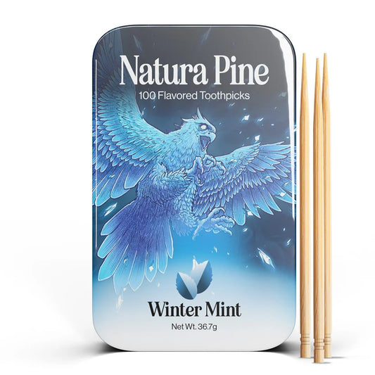 Winter Mint Natura Pine Toothpicks