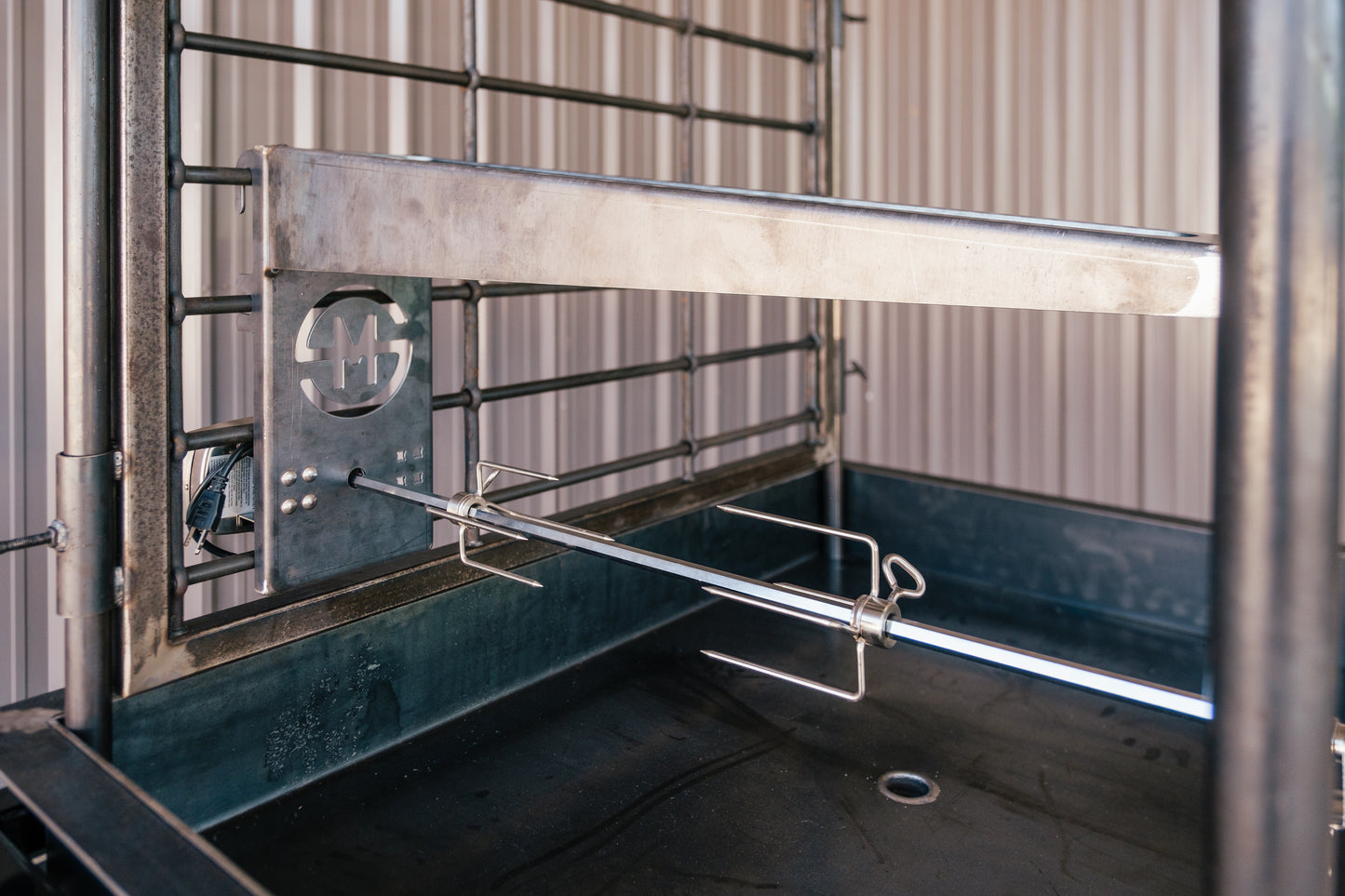 Fire Table Rotisserie Attachment