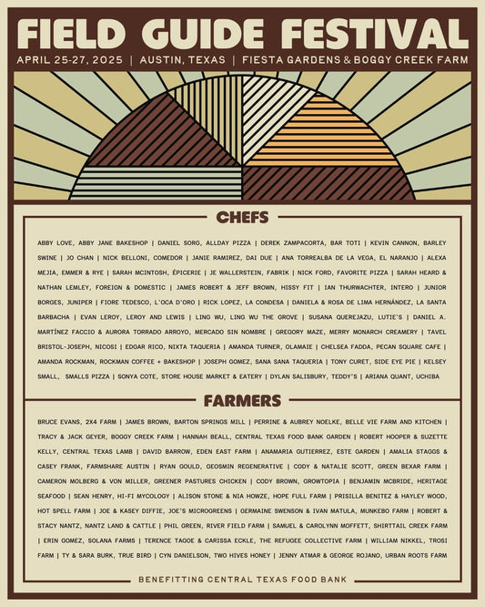 Field Guide Festival 2025 in Austin | 04/25-27/2025