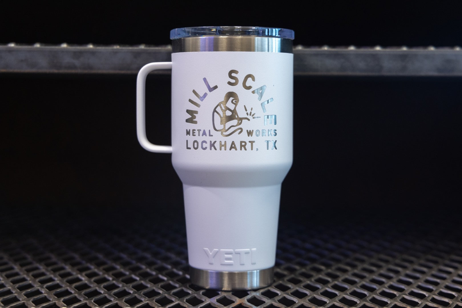 YETI RAMBLER 30oz TRAVEL MUG WHITE – Mill Scale Metalworks