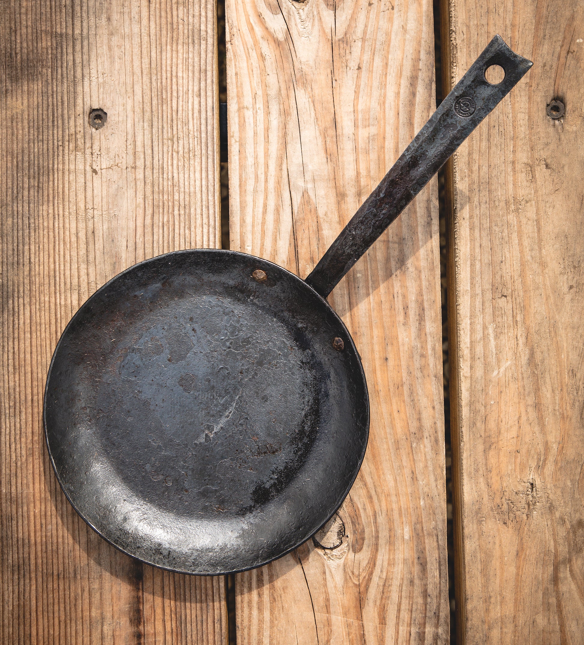 9" Steel Open-Fire Skillet