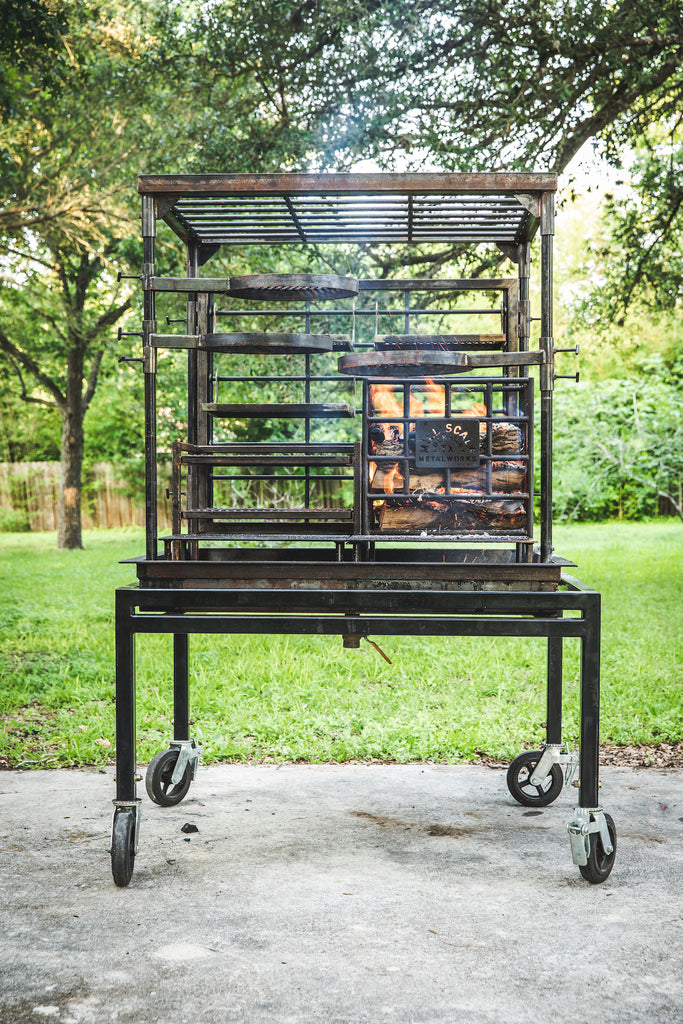 Mill Scale Open-Fire Grills for Restaurant & Backyard Use for Sale