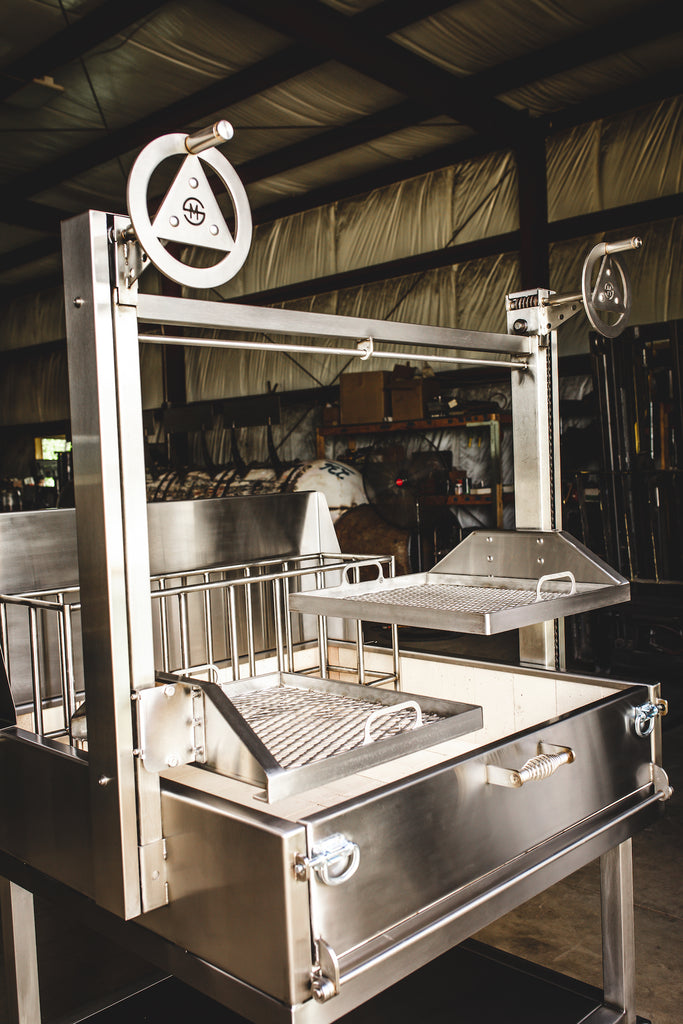 El Jefe  Mill Scale Custom-Built Stainless Steel Grills for Sale