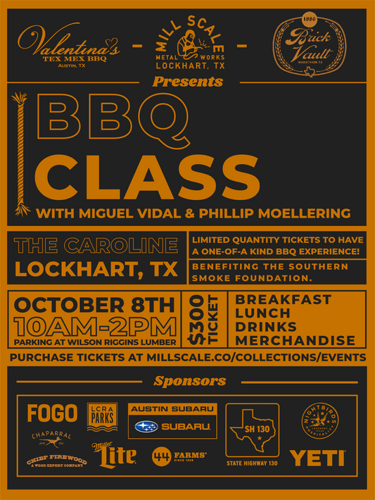 Valentina's Tex Mex BBQ & Brick Vault BBQ Class