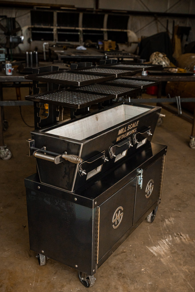 El Jefe  Mill Scale Custom-Built Stainless Steel Grills for Sale