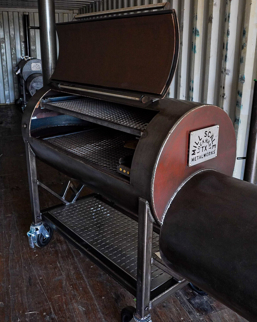 94-Gallon Smoker  Mill Scale Backyard BBQ Smoker for Sale