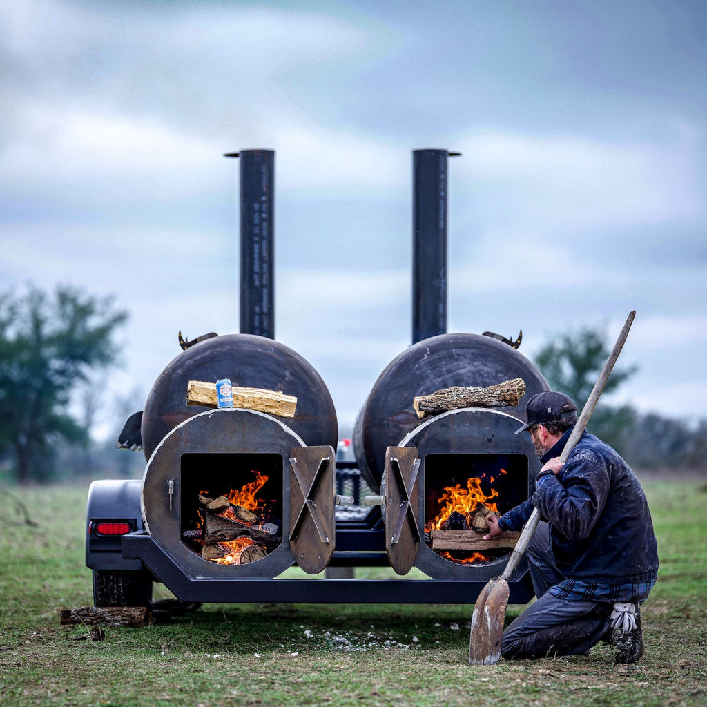 Meat Church Offset Trailer Smoker by Mill Scale walk around & tour