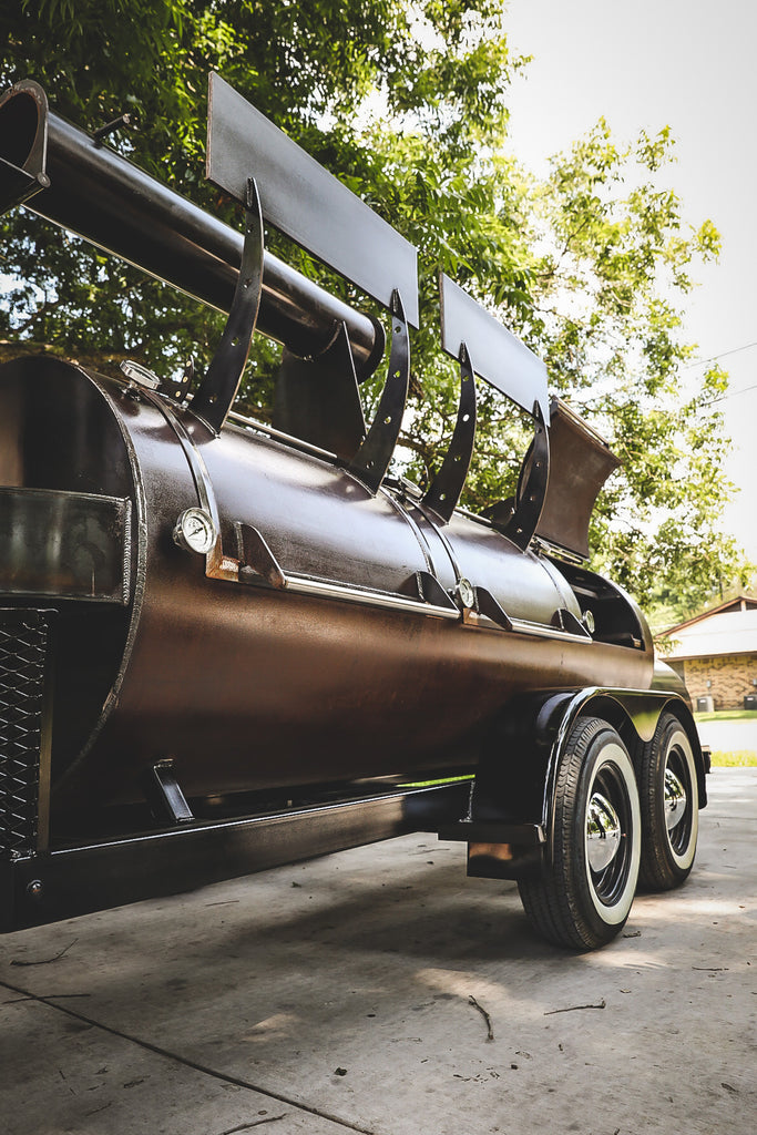 Meat Church Offset Trailer Smoker by Mill Scale walk around & tour